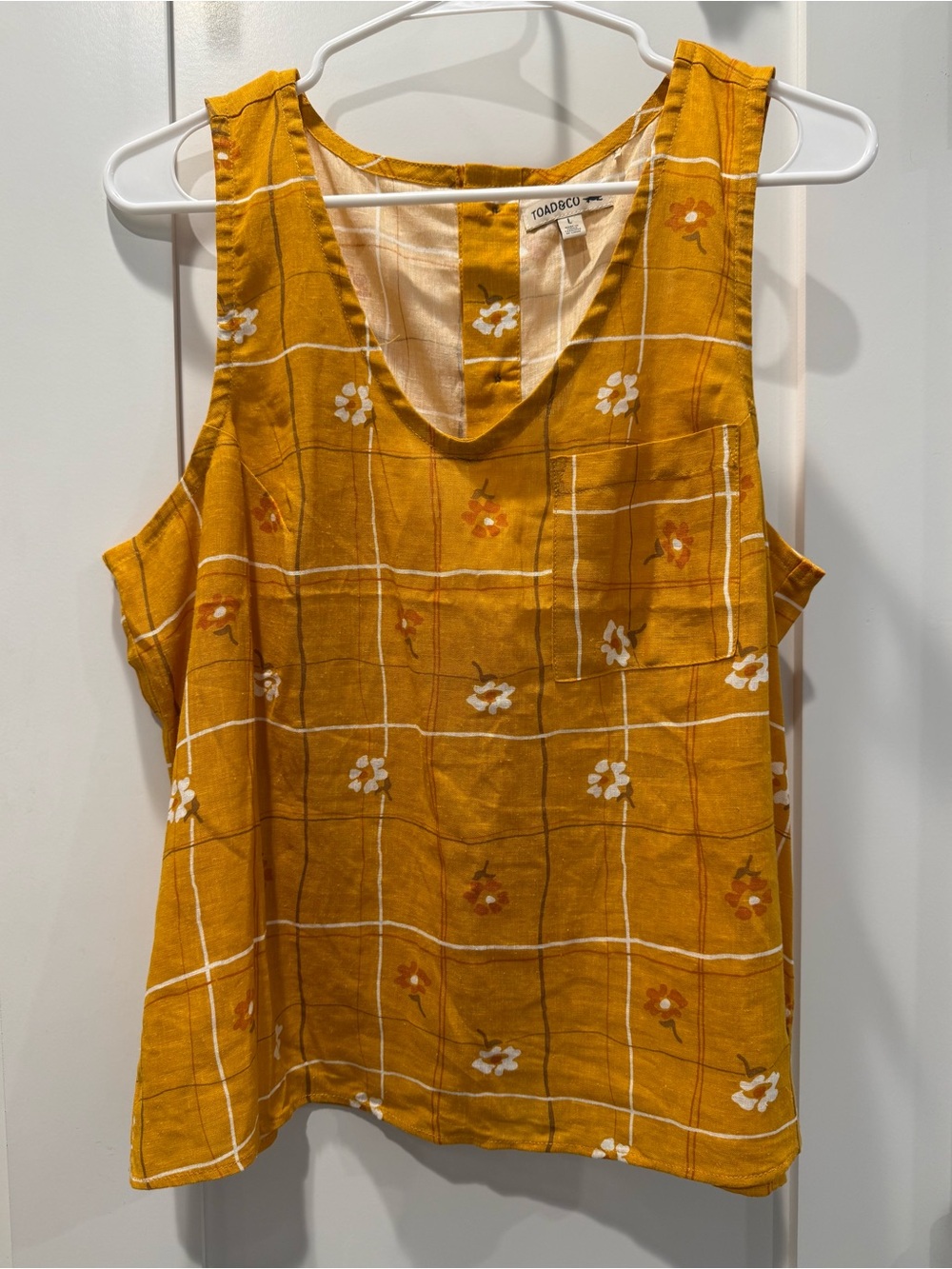 Toad & Co Button Back Tank Top - Picture 2 of 6